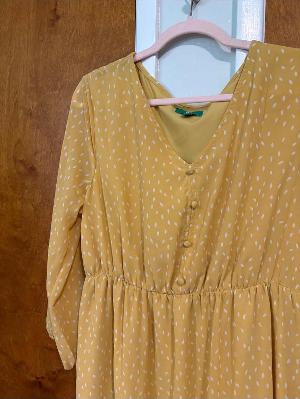 Women’s Dip Yellow Dress
